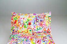 Graffiti-Inspired Bedsheets