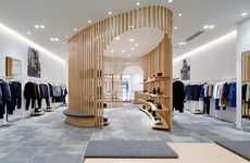 Vertical Latticed Retail Interiors