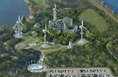 Wind-Powered Amusement Parks