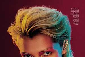 Vivid Glam Rock Editorials: Vogue Spain's 'DB' Editorial is a Hana ...