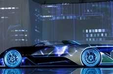 Futuristic Electric Racecars