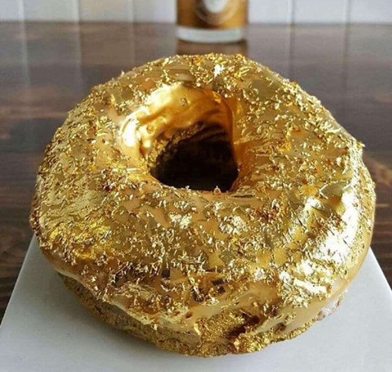 Luxe Gilded Donuts