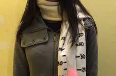 Temperature-Reading Scarves