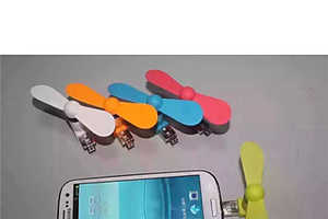 Smartphone-Powered Fans : usb fan