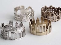 Cityscape-Inspired Rings Image 2