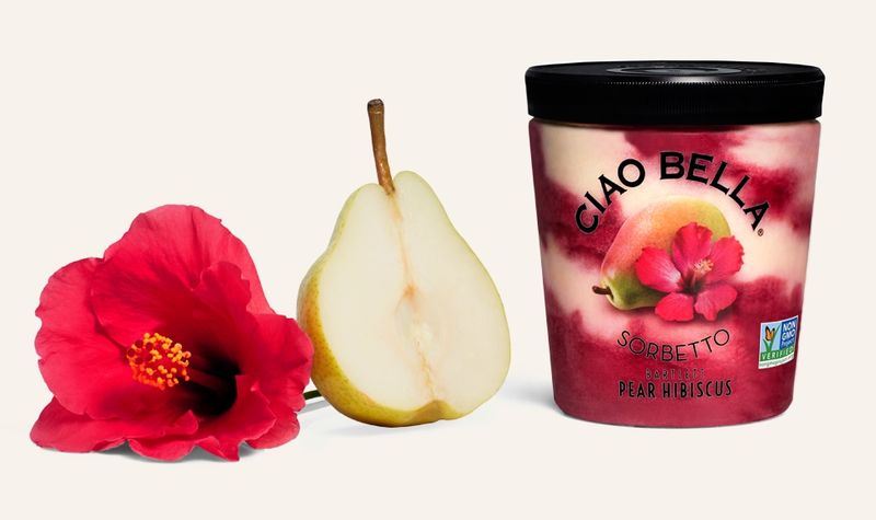 Botanical Pear Sorbets