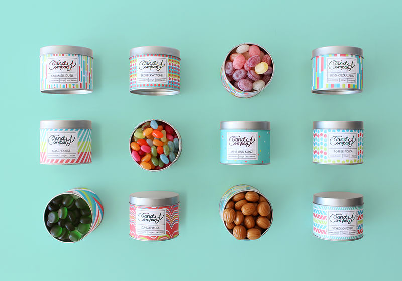 Kaleidoscopic Candy Tins