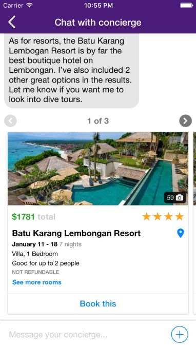 Chat-Based Travel Apps