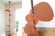Space-Saving Feline Perches
