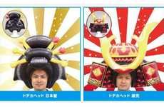 Inflatable Samurai Helmets