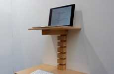Wall-Mounted Standing Desks