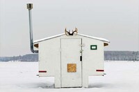 Boxed Fishing Hut Portraits Image 3