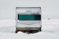 Boxed Fishing Hut Portraits Image 4