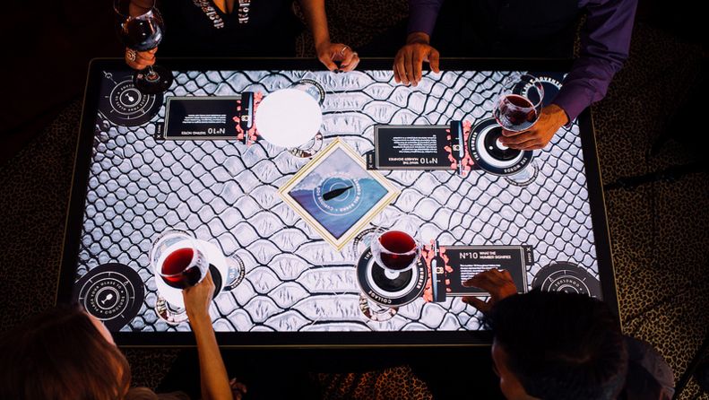 Interactive Wine Tables