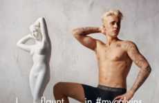 Statuesque Singer Underwear Ads