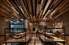 Timber-Clad Bakery Ceilings