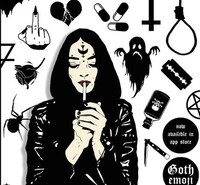 Spooky Goth Emojis Image 2