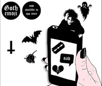 Spooky Goth Emojis Image 4