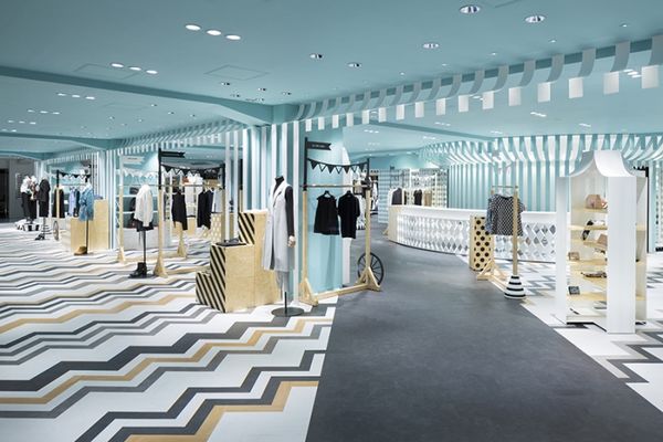 Candy-Striped Fashion Floors