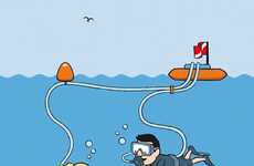 Safety Scuba Leashes