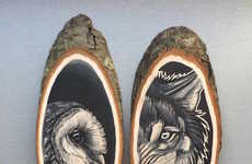 Wildlife Log Portraits