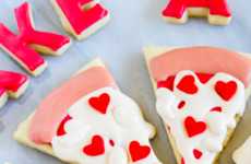 Romantic Pizza Pun Cookies
