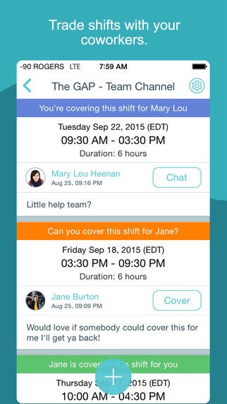 Shift-Swapping Apps