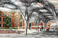 Robot-Fabricated Pavilions