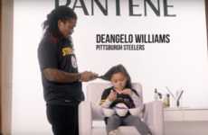 Football Player Hairstyling Campaigns