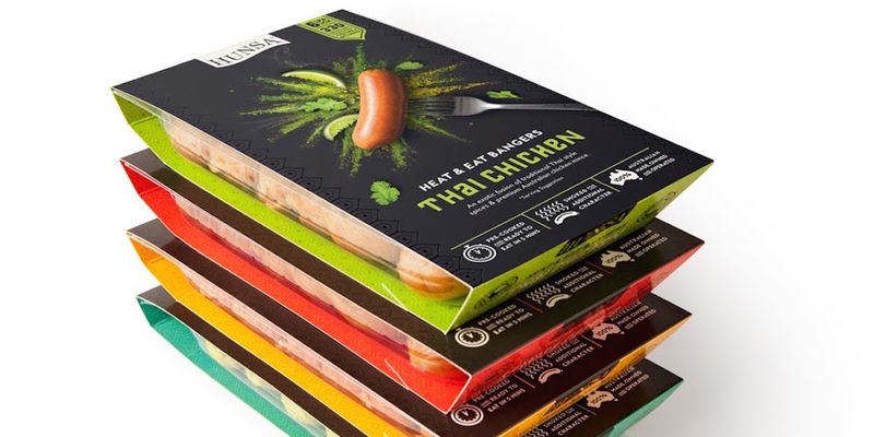 Bold Australian Sausage Packaging