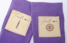 Buttoned Bamboo Socks