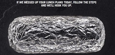 Apologetic Burrito Giveaways