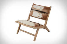 Luxurious Goatskin Loungers