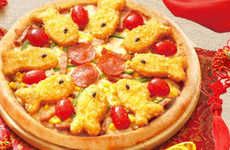 Fish Stick-Topped Pizzas