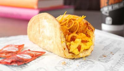 Cheesy Breakfast Tacos