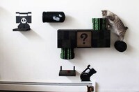 Arcade-Themed Cat Decor Image 4