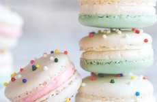 Celebratory Cake Macarons