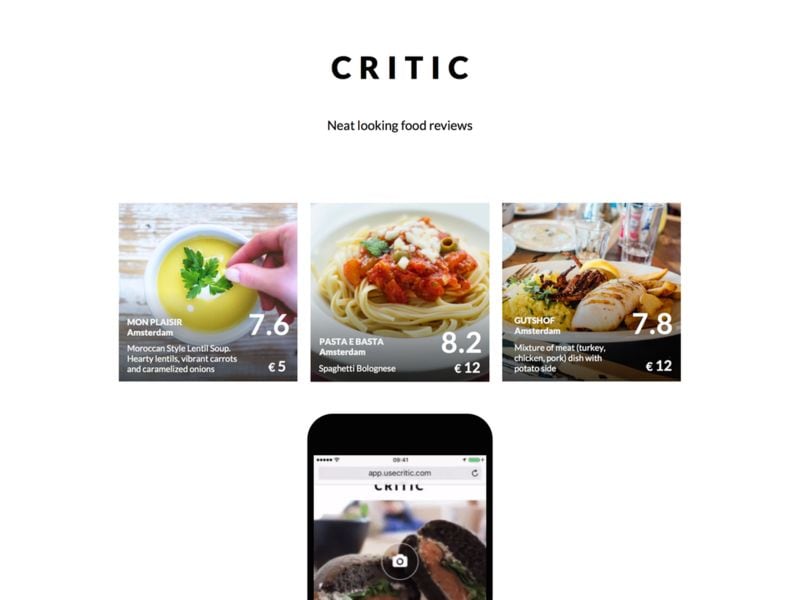 Social Media Food Reviews