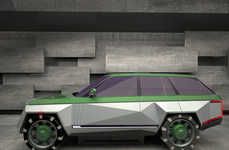 Geometric Luxury Car Concepts