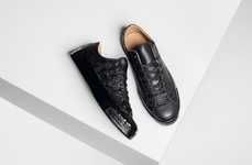 Androgynous Embossed Sneakers