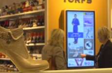 Touchscreen Shoe Displays