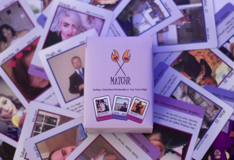 Dating App Card Games