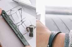 Leather Measuring Wristband
