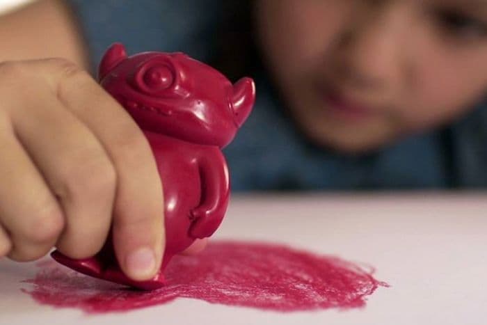 Monster-Shaped Crayons