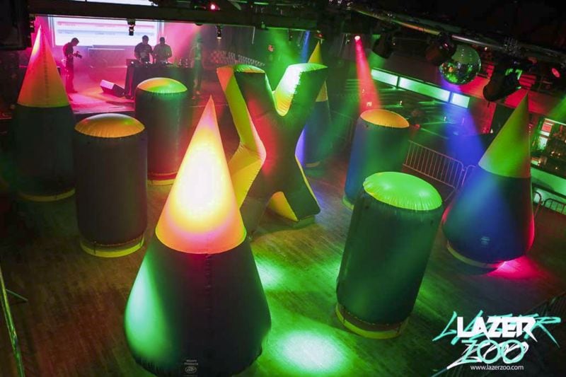 Hybrid Laser Tag Games