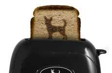 Pet Silhouette-Emblazoning Toasters