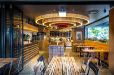 Mine-Inspired Restaurant Interiors