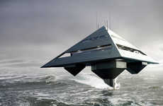 Pyramid-Shaped Yachts