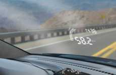 Distraction-Deterring Dashboard Projectors