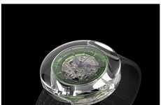 Clear Crystalline Timepieces